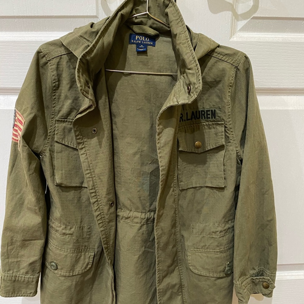 Ralph Lauren boys 10-12 M military jacket